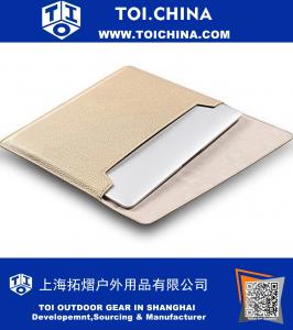 Capa para MacBook de 12 polegadas, TechCode Nova Bolsa para Tablet Bolsa para laptop, Bolsa protetora de couro PU macio Envelope Pacote Capa para bolsa de transporte para todos os monitores de 12 polegadas