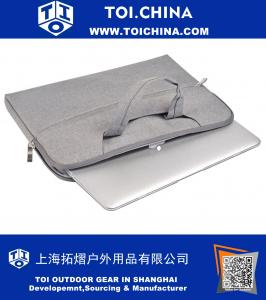 Bolsa para laptop de 13,3 polegadas, tecido impermeável para transporte de bolsa de mensageiro com alça para 13.3 Macbook Notebook Chromebook Surface Book