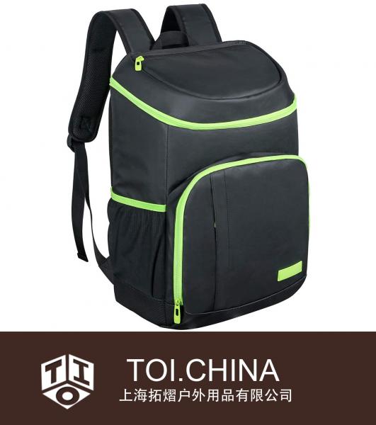 30 Cans Leakproof Insulated Backpack Cooler Lightweight Soft Cooler Bag Backpack
