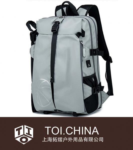 Mochila para basquete ao ar livre para lazer mochila de grande capacidade Bolsa de viagem para ginástica Bolsa esportiva