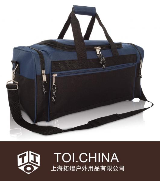 Bolsa de deporte en blanco Bolsa de deporte Bolsa de viaje Bolsa de lona