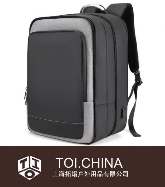 Paquete de computadora de negocios Mochila para hombre Bolso de mano Oxford Mochila impermeable