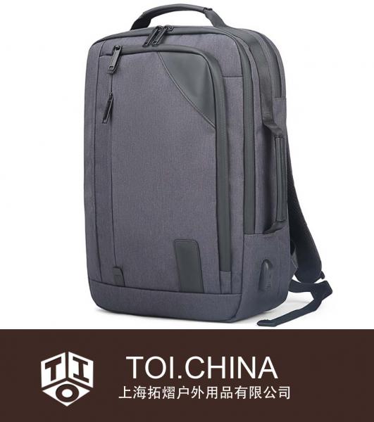 Paquete de computadora de negocios Mochila para hombre Bolso de mano Oxford Mochila impermeable