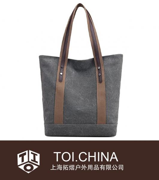 Bolsos de hombro de lona Bolsos casuales Bolsa de trabajo Monederos