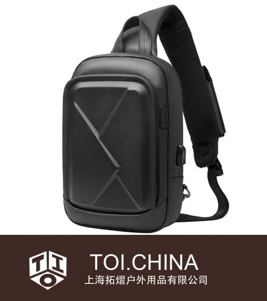 Bolso de pecho Bolso de hombro individual Ocio Bolso bandolera Viaje de negocios Gran capacidad Multifunción Mochila pequeña