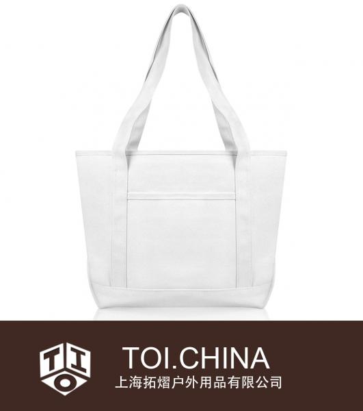 Daily Shoulder Tote Bag Premium-Baumwolltasche