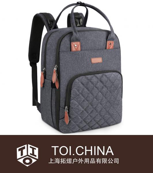 Mochila para pañales, Mochila impermeable para pañales, Bolso para bebé neutral de maternidad