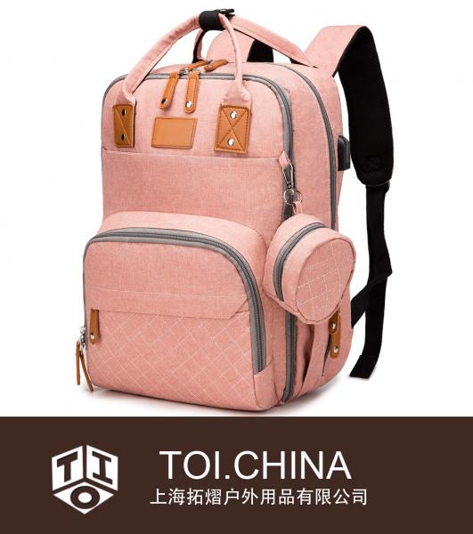 Mochila para fraldas, bolsa para fraldas para bebês