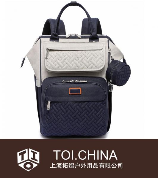 Mochila para fraldas, bolsa grande para bebês,