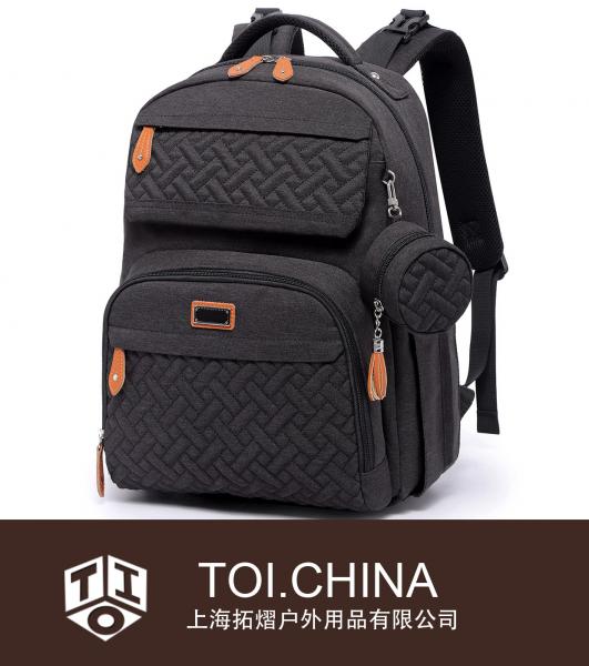 Mochila de la bolsa de pañales, Bolsos unisex para bebés, Mochila de viaje impermeable