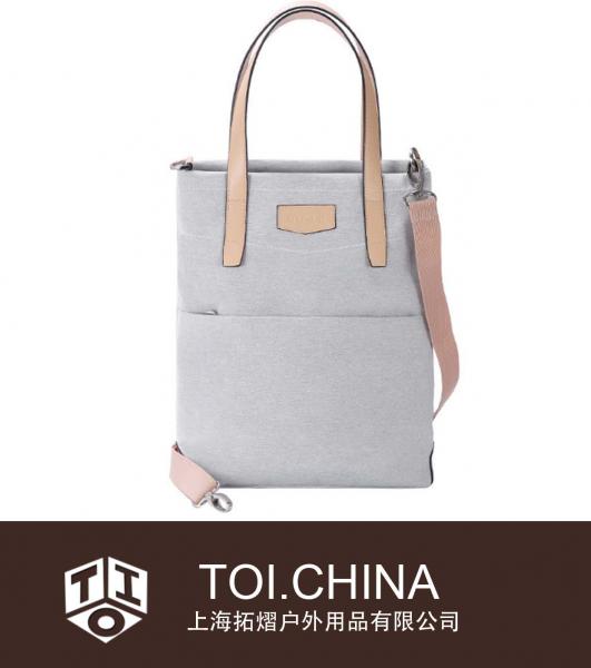 Fashion laptop Briefcase Ladies lightweight canvas single shoulder bag