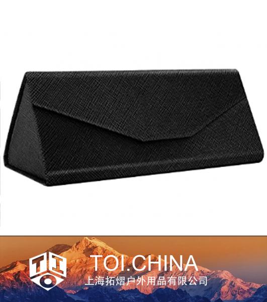 Foldable Glasses Sunglasses Case, PU Portable Eyeglass Case