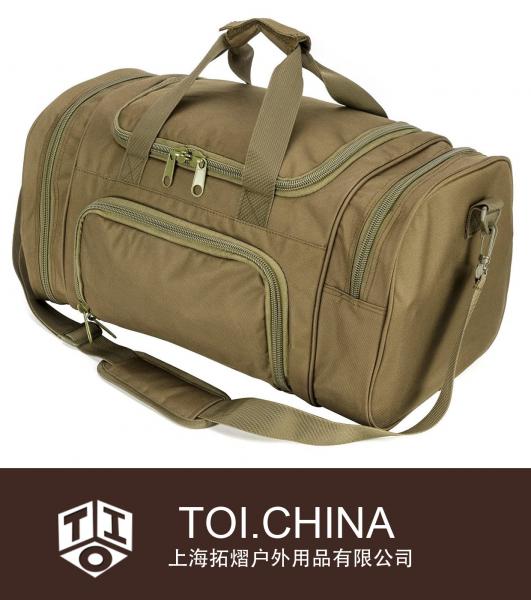 Bolsa de gimnasio para hombres Bolsa de lona táctica Bolsas de entrenamiento de viaje militar