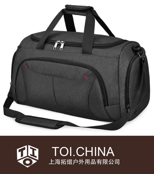 Gym Duffle Bag Waterproof Large Sports Bags Travel Duffel Bags with Shoes Compartment Weekender Overnight Bag