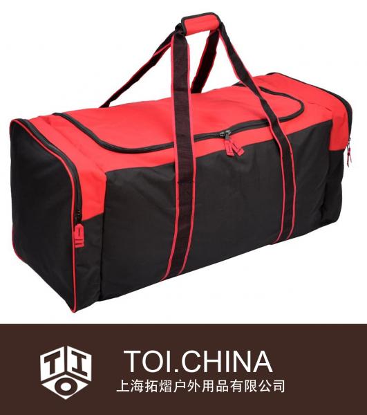Bolsa de viagem com vários bolsos para equipamentos pesados ​​de ginástica esportiva grande bolsa de viagem com 3 bolsos