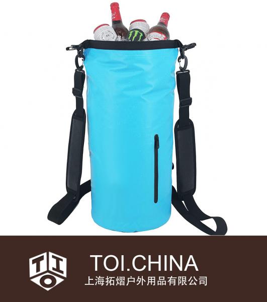 Bolso seco impermeable portátil de la mochila más fresca aislada