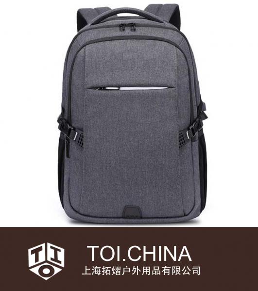 Mochila para portátil Mochila deportiva de ocio Mochila de hombro impermeable de gran capacidad con carga usb