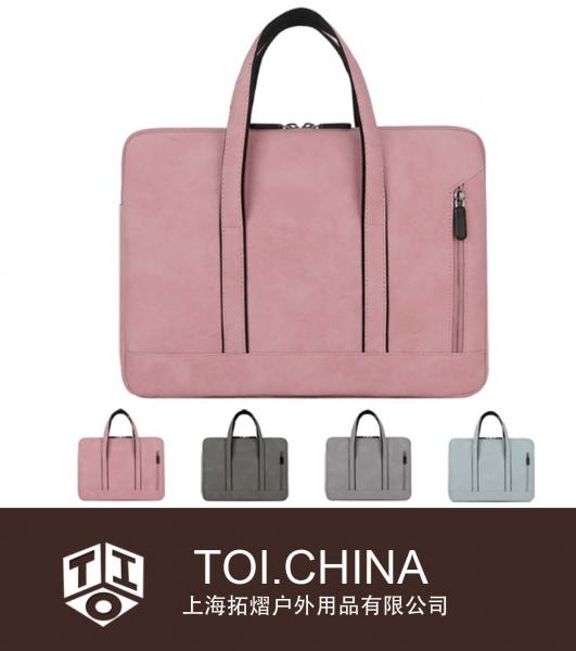 Bolso del ordenador portátil Bolsos de maletín Bolso de hombro de negocios de moda