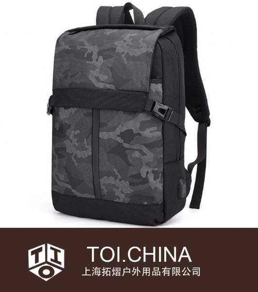 Paquete para hombre versátil impermeable de la mochila de la computadora de la mochila que hace mochilero de gran capacidad