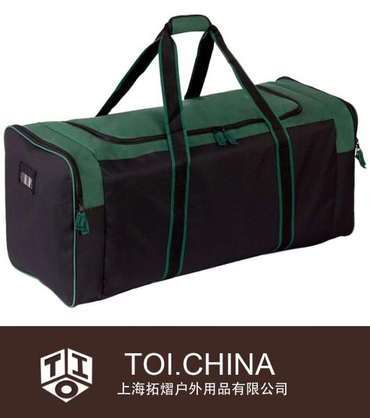 Large Sports Gym Equipment 3-Pocket Travel Duffel Bag