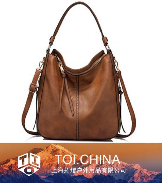 Sac à main en cuir, sac Hobo pour femme