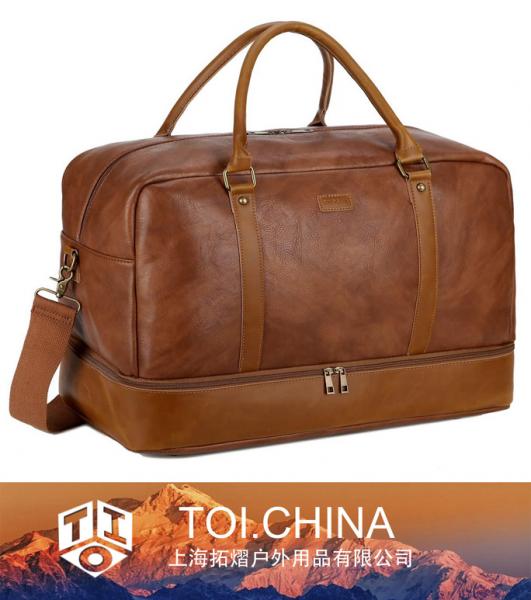 Leather Large Travel Duffe