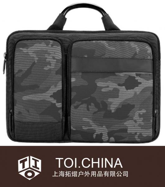 Bolso de mano para ordenador de negocios para hombre, maletín para viaje de ocio, impermeable, paquete de ordenador portátil Oxford