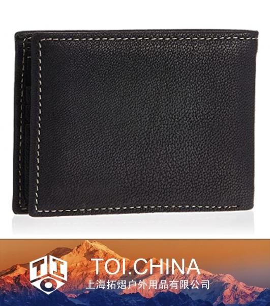 Mens Leather RFID Blocking Wallet