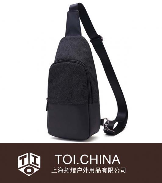 Mens New Chest Bag Single Shoulder Bag Cool Backpack Fashion Freizeit vielseitig Mens Pack