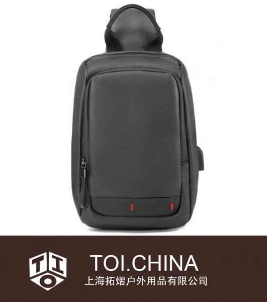 Bolso de pecho para hombre bolso de hombro único de moda al aire libre bolso cruzado informal al aire libre mochila pequeña