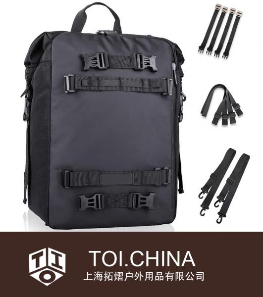 Bolsa trasera para motocicleta, Mochila para motocicleta, Equipaje impermeable para motocicleta