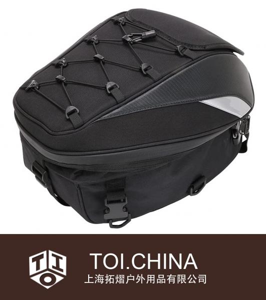 Bolsa trasera de motocicleta Bolsa de asiento Bolsa de equipaje impermeable-