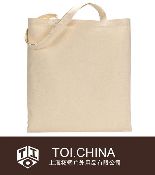 Natural Cotton Canvas Tote Bags