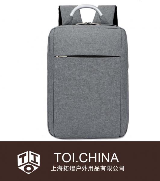 Mochila esportiva ao ar livre personalizada simples bolsa para computador de negócios bolsa para estudante de moda masculina
