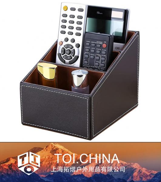 PU Leather Remote Control Holder