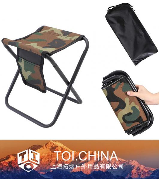 Tabouret pliant portatif, tabouret de pêche de camping