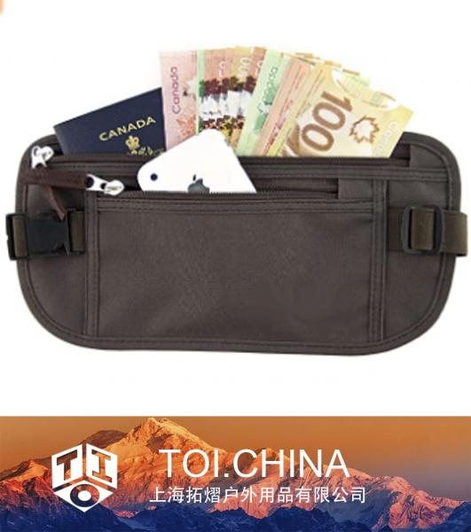 RFID Blocking Money Belt Bag