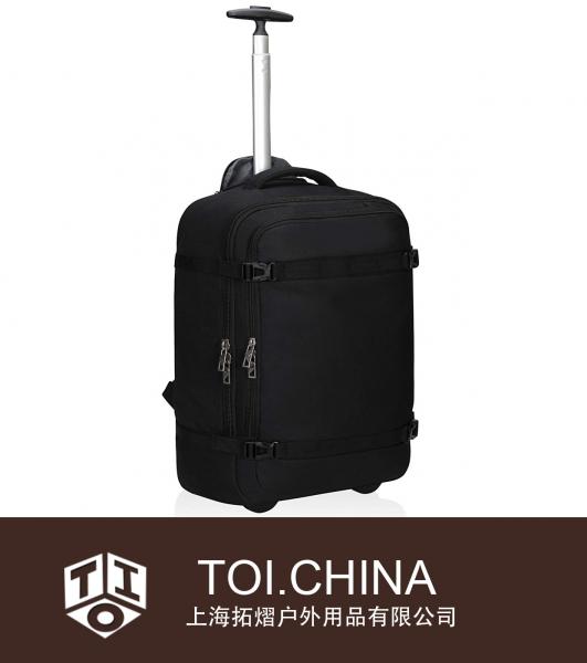 Rolling Backpack Wheeled Backpack Flight Approved Travel Backpack Carry on Luggage Backpack Luggage