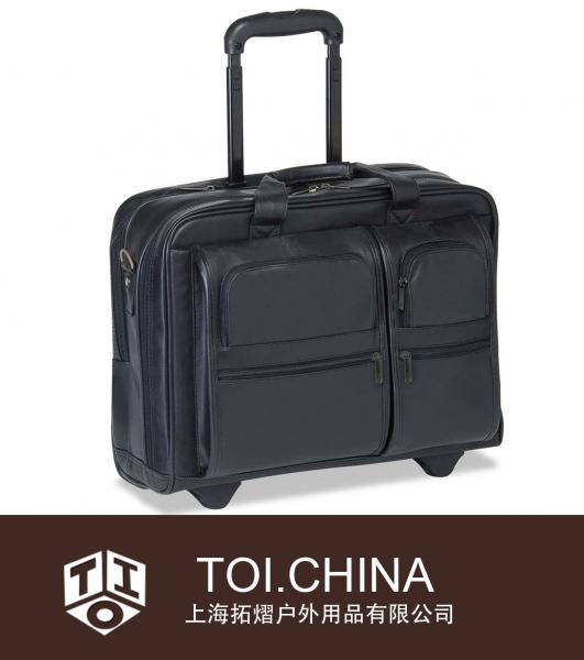 Bolsa Rolling Leather para laptop