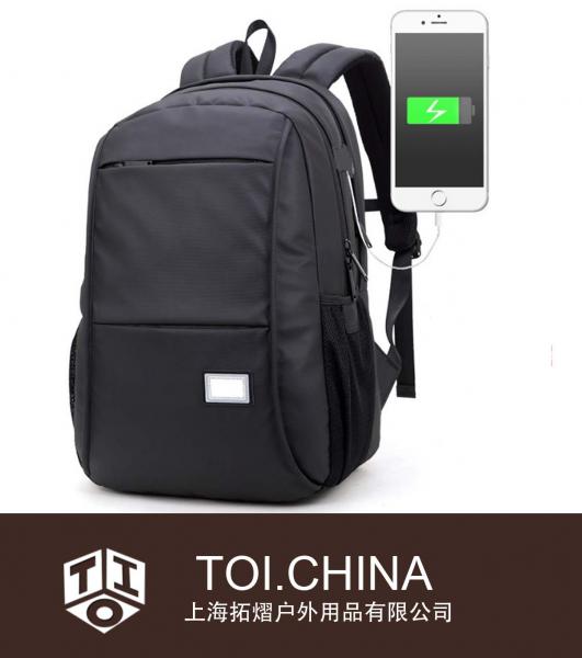 Mochila escolar laptop escolar USB mochila LOGO customizada