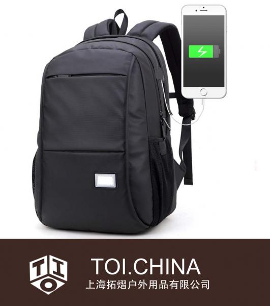 Sac à dos scolaire Sac à dos scolaire pour ordinateur portable USB LOGO personnalisé