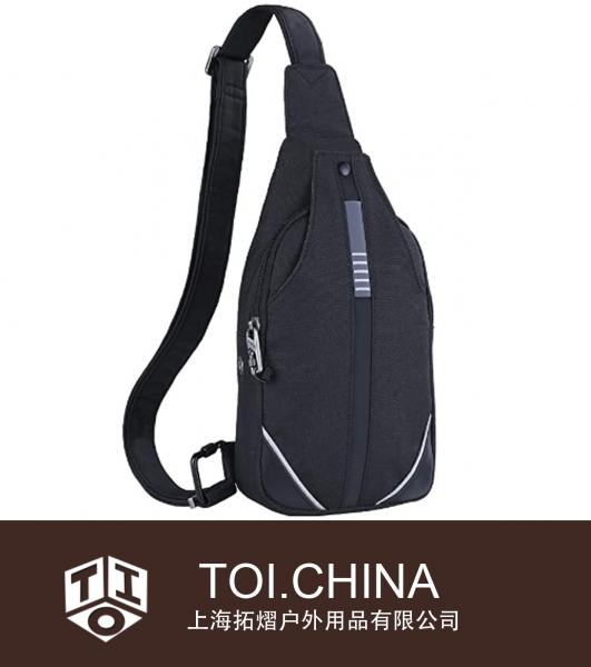 Mochila crossbody sling pequena mochila antifurto para bolsa de ombro de tórax de viagem