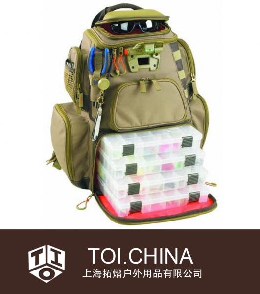 Mochilas iluminadas, mochilas de pesca