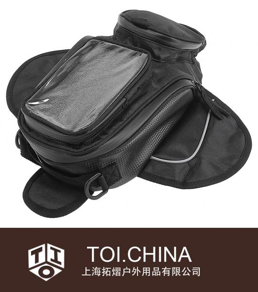 Bolsa de depósito magnética universal para motocicleta Alforja de combustible