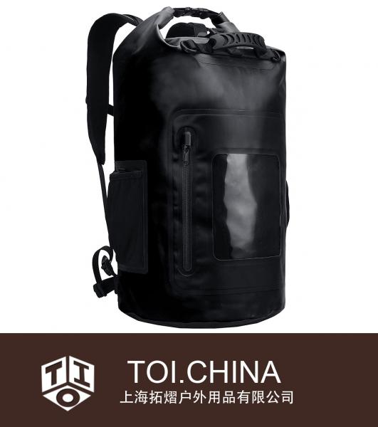 Saco impermeável seco mochila resistente roll top flutuante seca