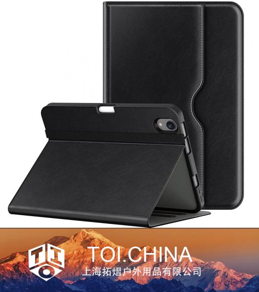 Funda para iPad Mini, funda tipo folio de piel sintética de primera calidad