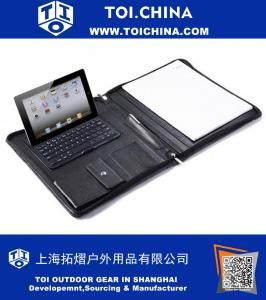 Schwarzes Leder iPad Mini Keyboard Portfolio Case