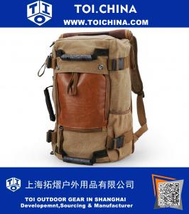 Canvas Backpack Travel Bag Hiking Bag Camping Bag Rucksack