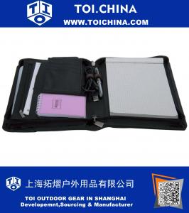 Kompakt Deri Düzenleyici Padfolio, Tablet Cihaza ve A5 Not Defterine Uygun