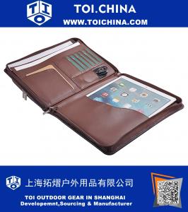 Étui portefeuille en cuir pour organisateur exécutif avec poches pour iPad 12,9 pouces